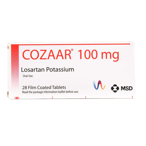 Cozaar 100 Mg 28 Tablets