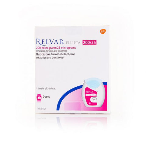 Relvar Ellipta 200/25 Inhalation 30 Dose