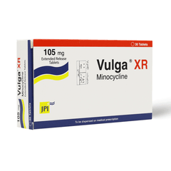 VULGA XR (MINOCYCLINE) 105MG 30TAB