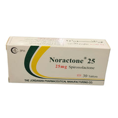 Noractone water retention 25 mg 30 tablets