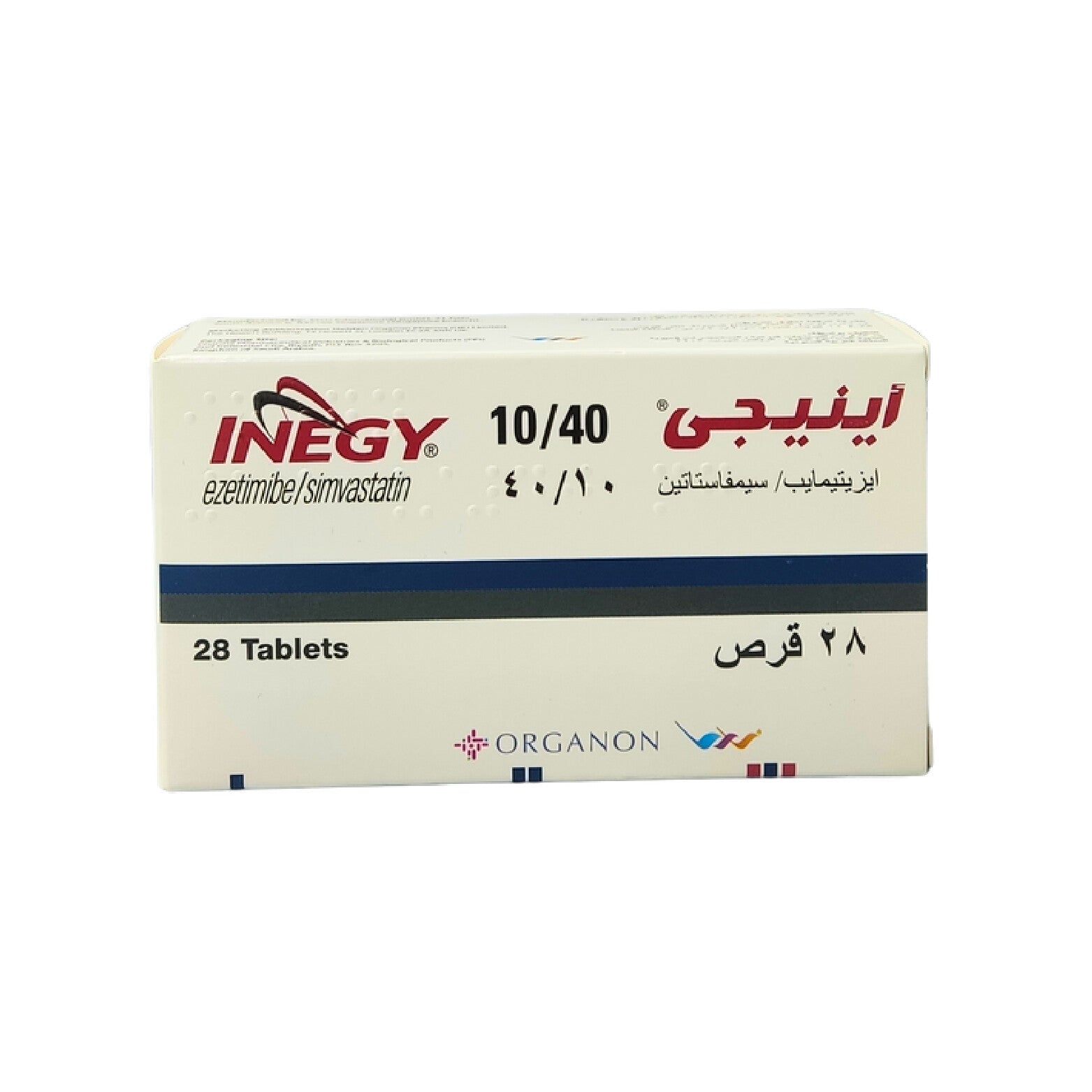 Inegy 40/10MG cholesterol support 28 Tabs