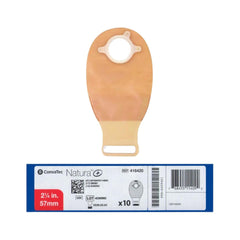 كيس فغرة قابل للتفريغ مع نافذة 57 مم لون بيج عدد 10