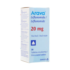 Arava 20mg 30 Tablets