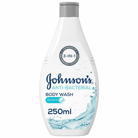 Johnson'S Anti-Bacterial Body Wash With Sea Salt - 250 Ml