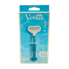 ماكينة حلاقة جيليت فينوس النسائية بثلاث شفرات مع جل حلاقة