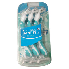 Gillette Venus Sensitive Razors – 6 Pieces For Daily Sensitive Skin Care