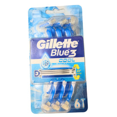 Gillette Blue3 Cool Shaving Razors 6 Pieces