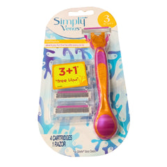 سيمبلي فينَس ماكينة حلاقة نسائية ٣+١ من جيليت