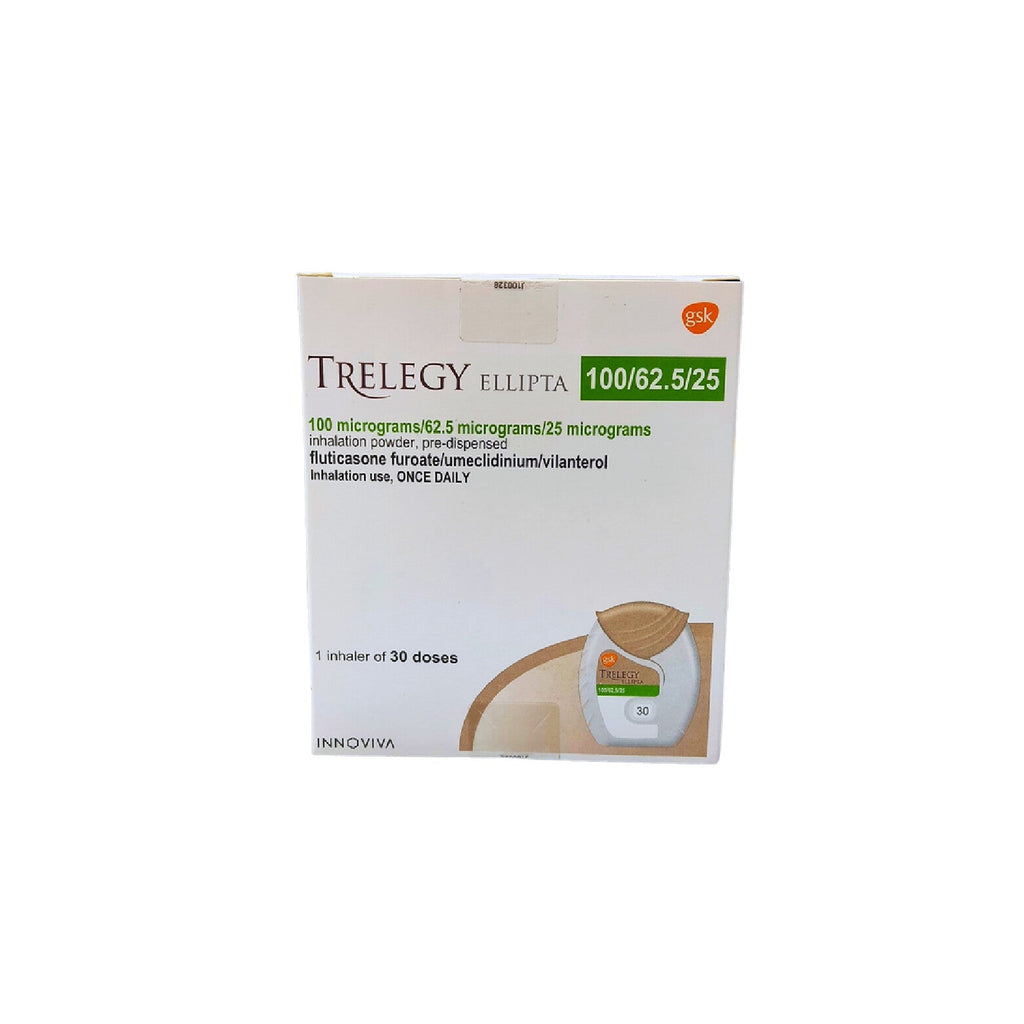 Treleggy Ellipta 100/62.5/25 Inhaler