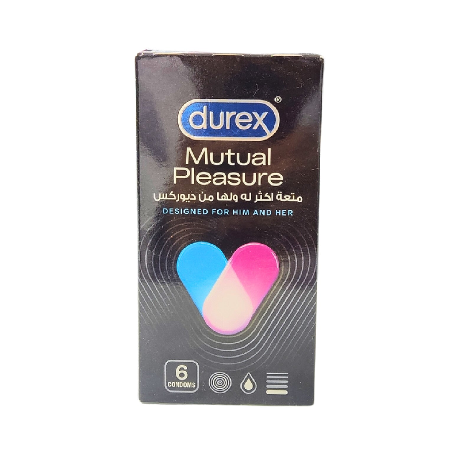 Durex Mutual Pleasure Condoms-6 Pieces