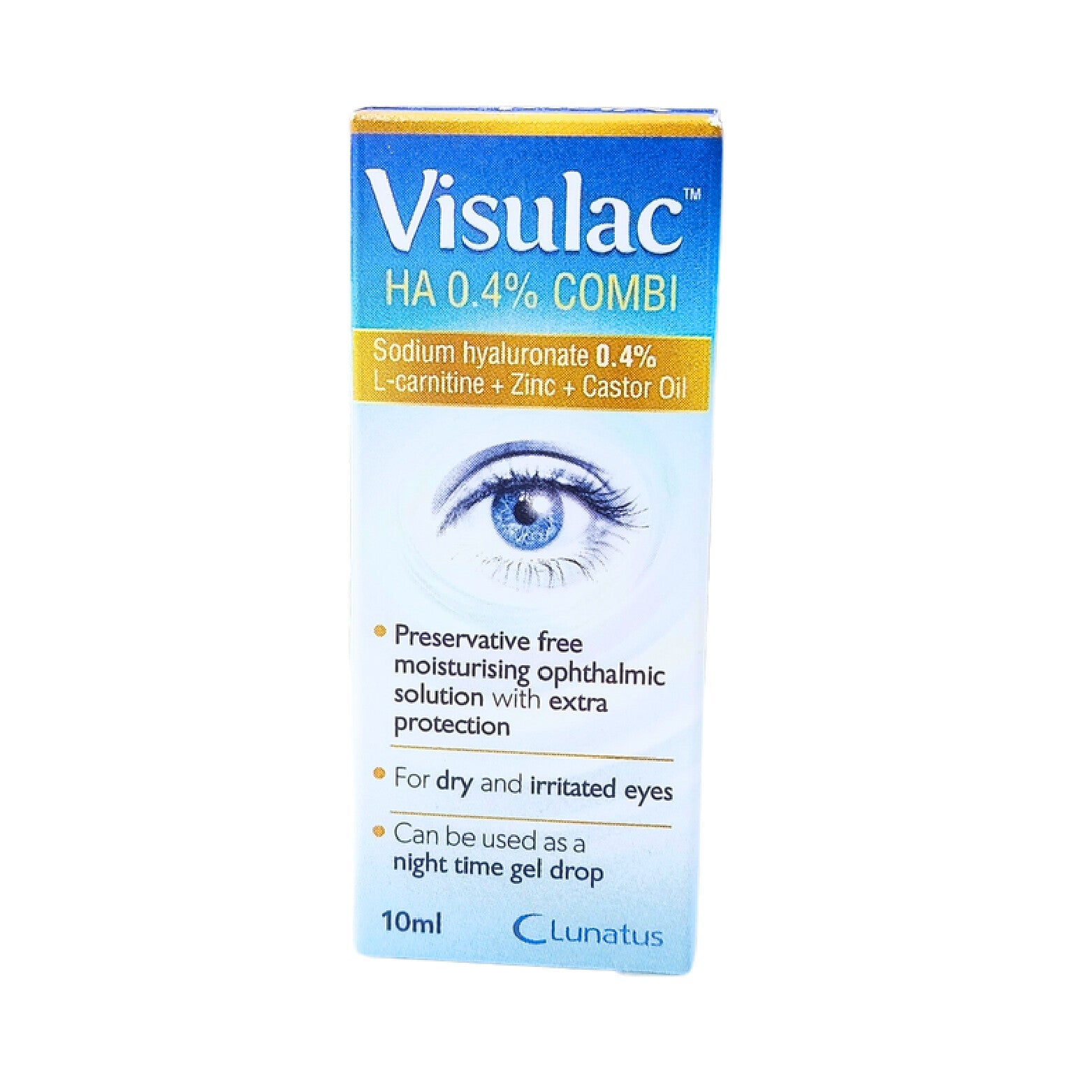 Visulac HA 0.4% Eye Drops – Intensive Eye Hydration 10ml