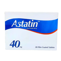 Astatin 40mg – Potent Statin for Lipid Control – 30 Tablets