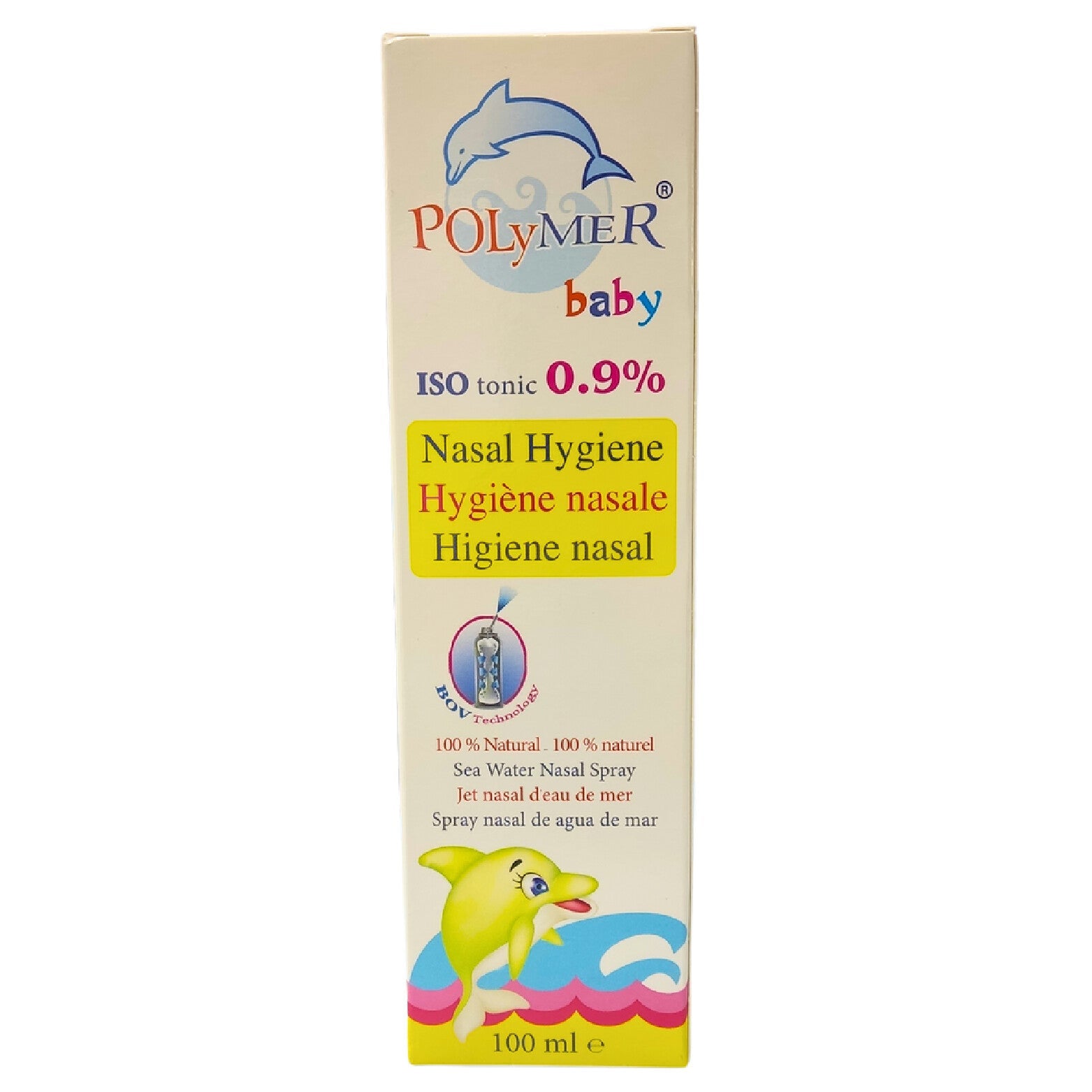 Polymer 0.9% Baby Spray-100Ml-Nasal Moisturizing and Cleansing For Infants