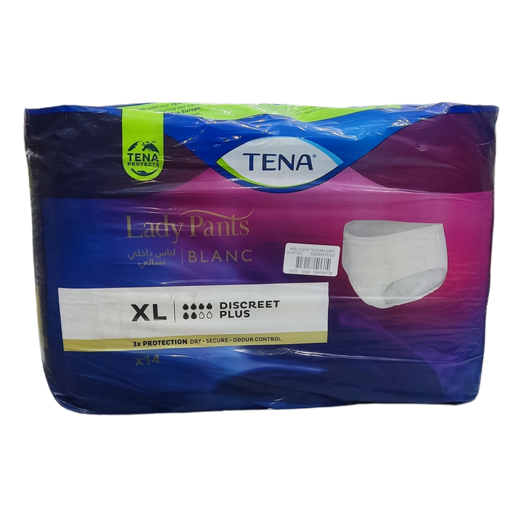 Tena Lady Pants Discreet Plus Xlarge - 14 Pcs