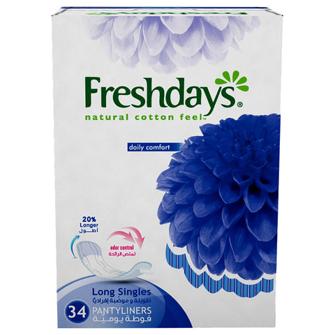 Freshdays Singles Normal 34Pcs