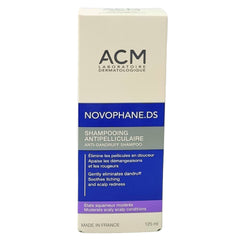 شامبو ايه سي ام نوفوفان دي اس لعلاج القشرة الدهنية وتنظيف فروة الرأس 125 مل