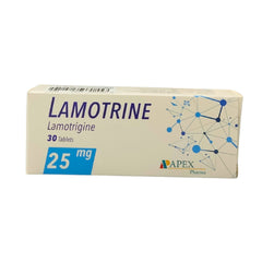 Lamotrine Antiepileptic Tablets 25mg 30 Tablets