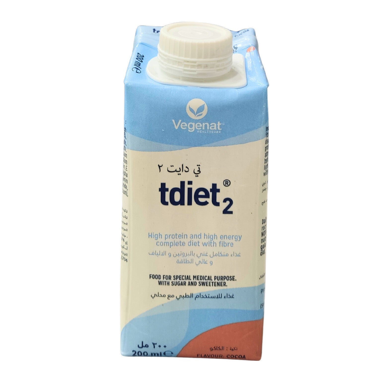 T Diet 2 + Fiber Chocolate 24×200 ML