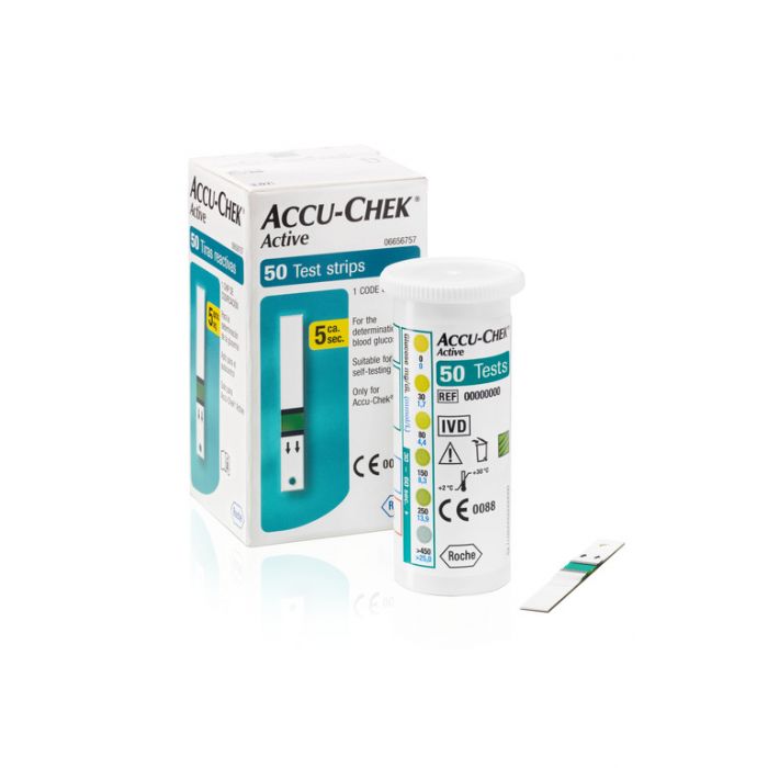 Accu Chek Active Blood Glucose Test Strips