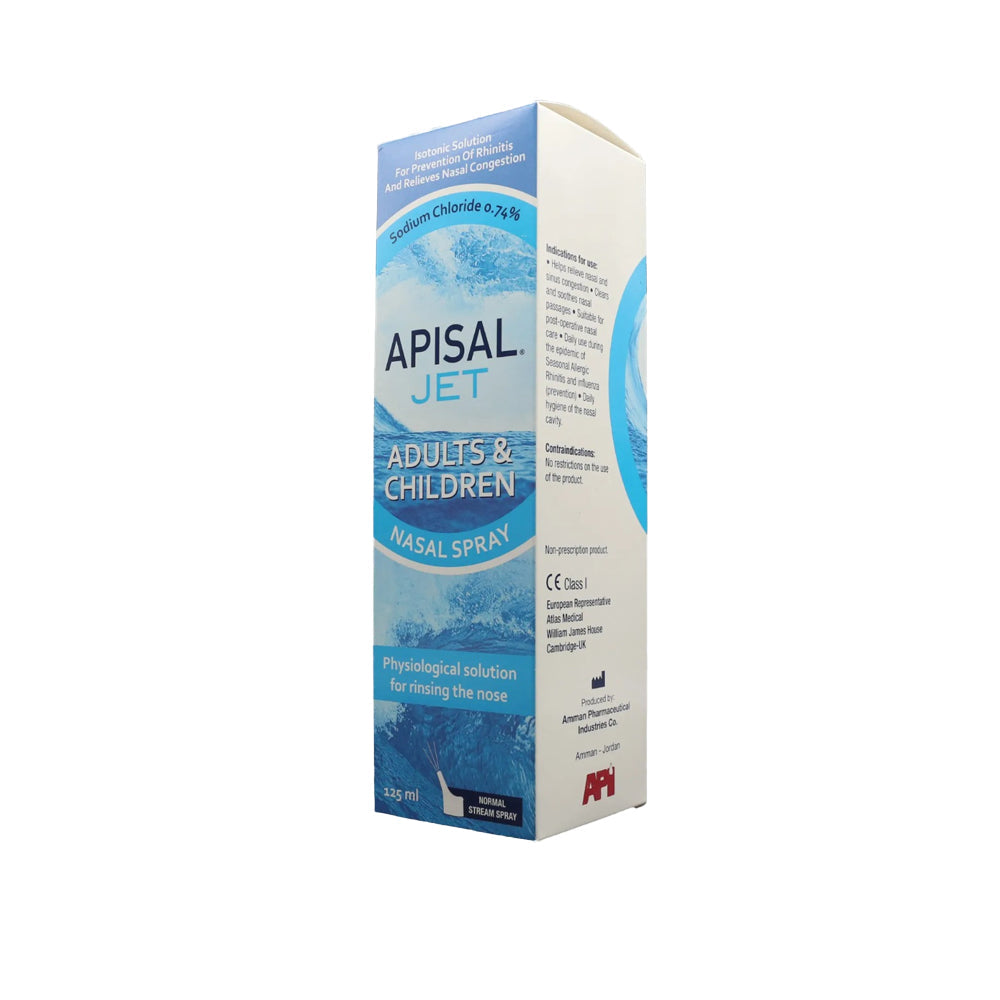 Apisal Jet Nasal Spray For Adults And Children 125 Ml