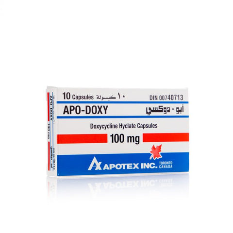 Apo-Doxy 100 Mg 10 Capsules