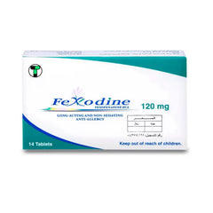 Fexodine 120 Mg 14 Tabs