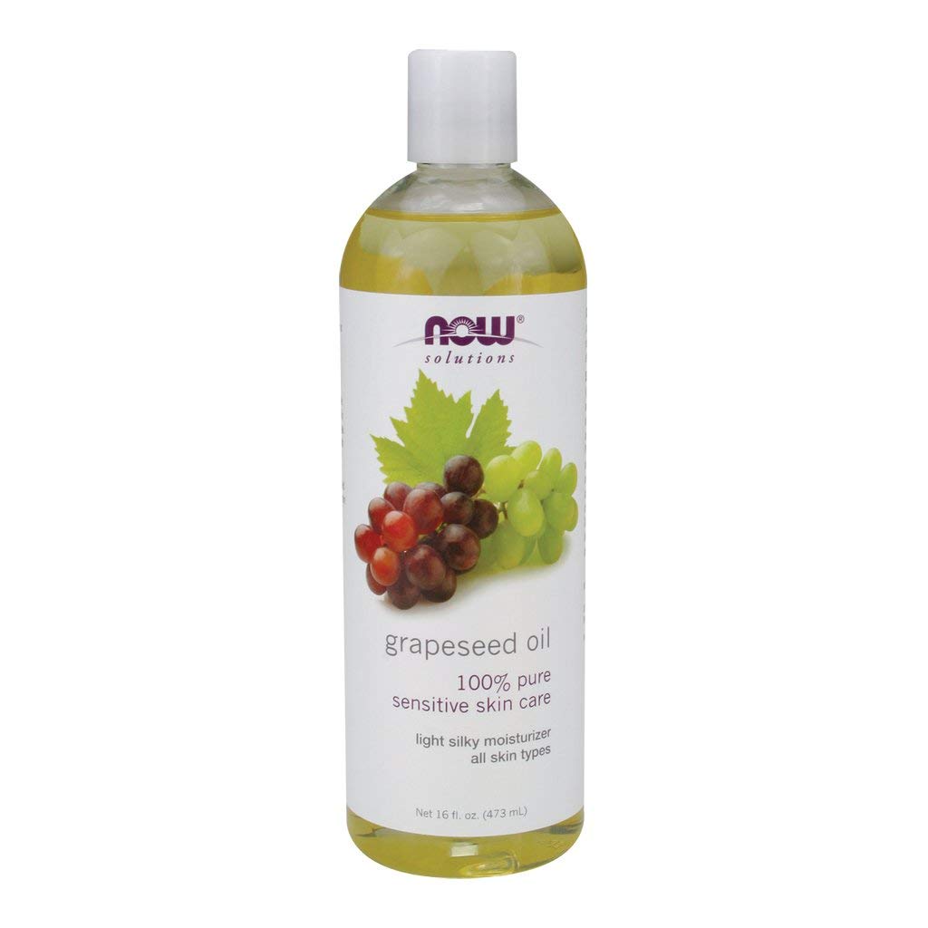 Now Grapeseed Oil Pure 100% 473 Ml