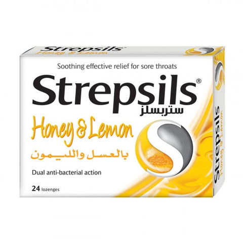 STREPSELS HONEY LEMON 24TAB