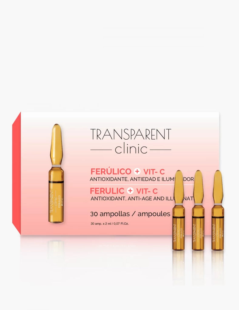 Transparent Clinic Ferulic + Vit-C Ampoules (30Amps. X 2Ml)1+1 Free