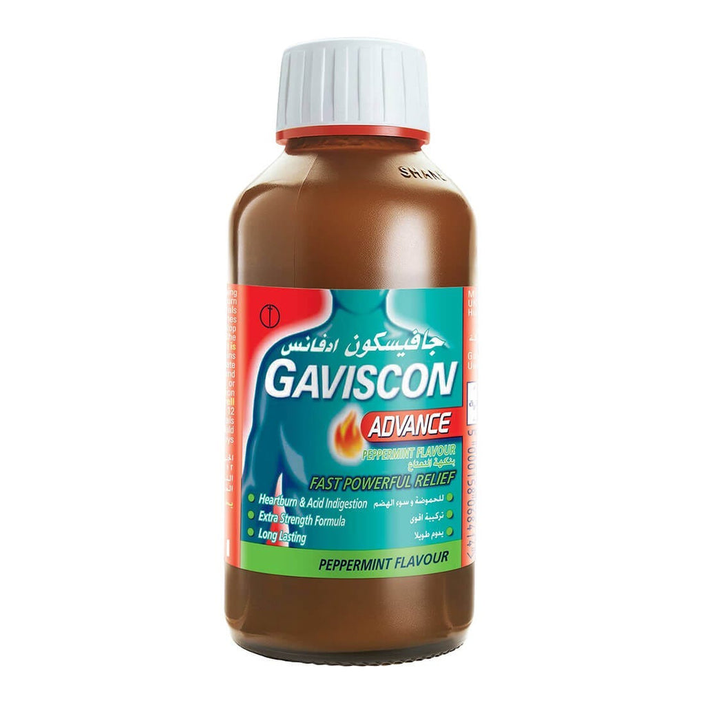 Gaviscon Advance Oral Suspension Peppermint Flavor 300Ml