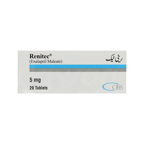 Renitec 5 Mg 28 Tab - Enalapril Maleate For Lowering Blood Pressure