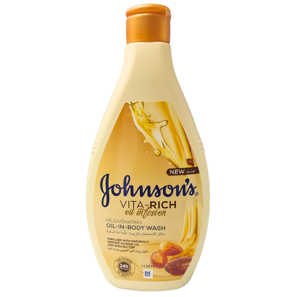 جونسون – صابون سائل للجسم بتركيبة الزيوت المرطبة – 400 مل