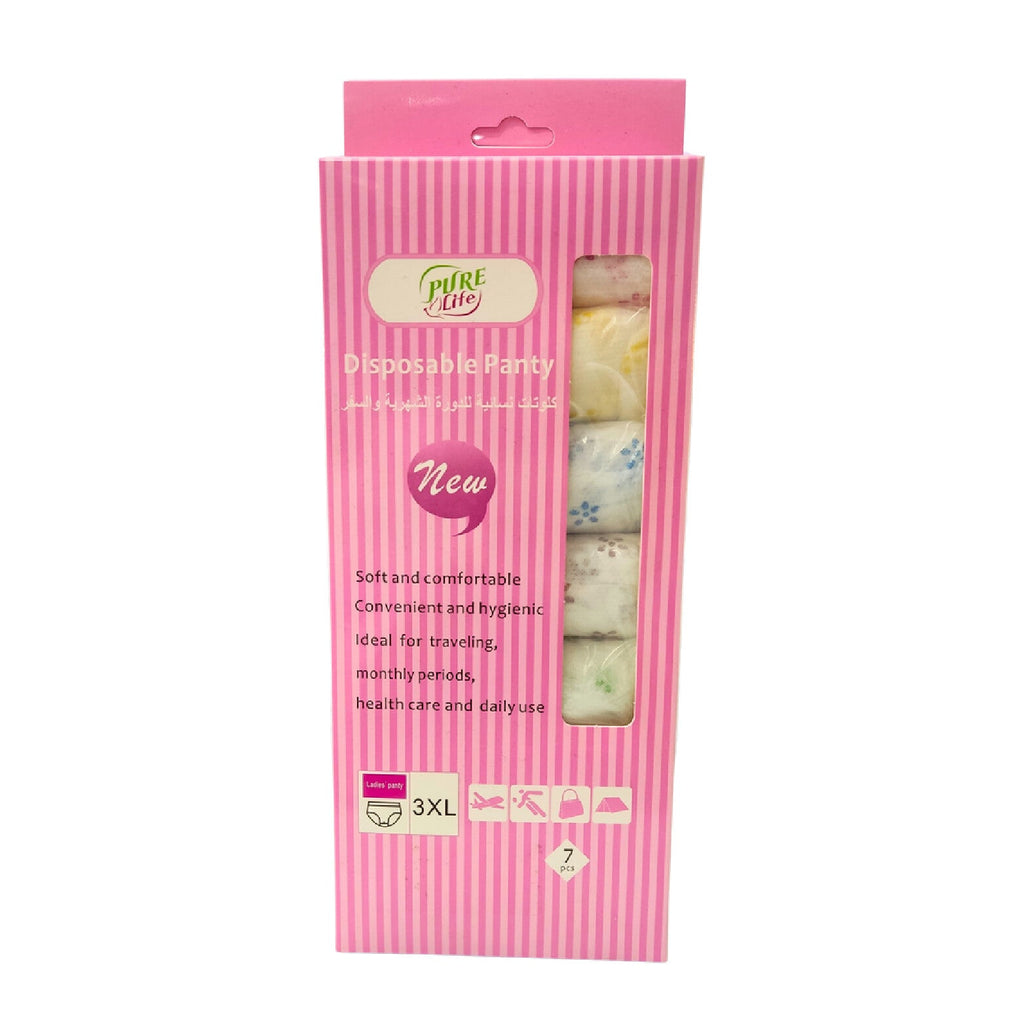 PURELIFE Disposable Panty 3XL 7pcs – Comfortable and Convenient