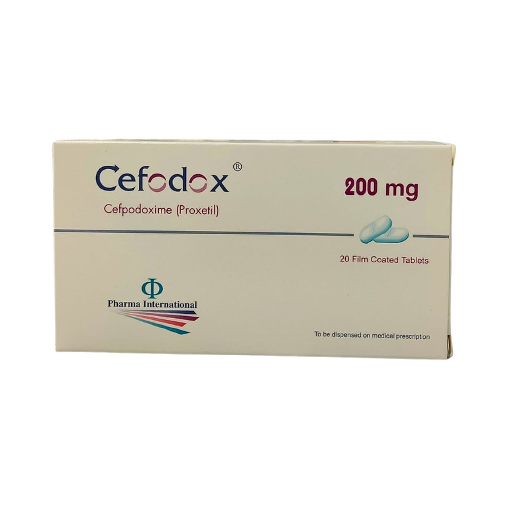 Cefodox Antibiotic Tablets 200mg 20 Tablets