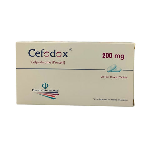 Cefodox Antibiotic Tablets 200mg 20 Tablets