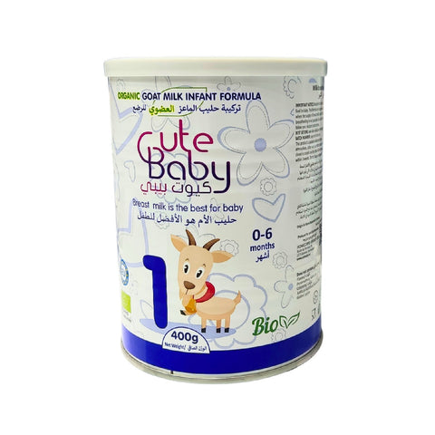 Cute Baby No 1 Organic Goat Milk 400Gm