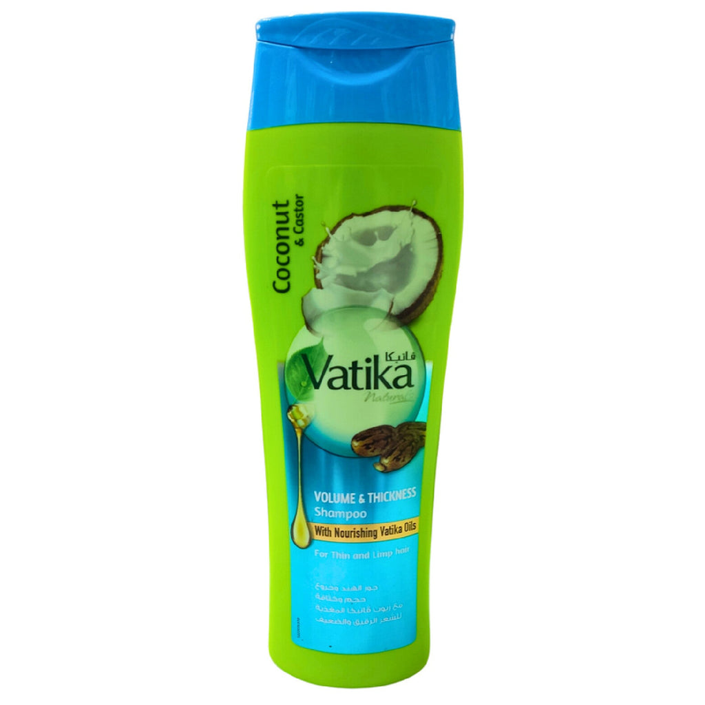 Vatika Coconut and Castor Shampoo 200ml – Deep Hydration