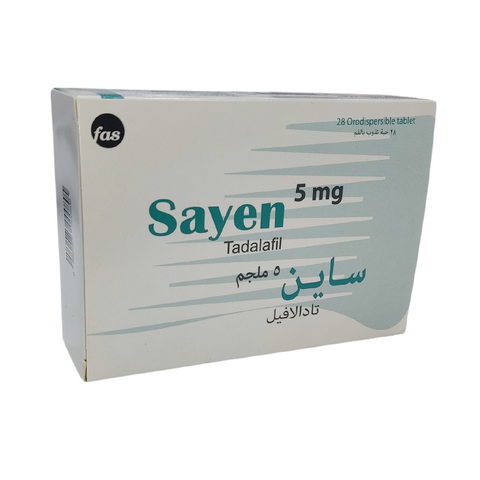 Sayen Tadalafil 5 Mg 28 Oral Disintegrating Tablets