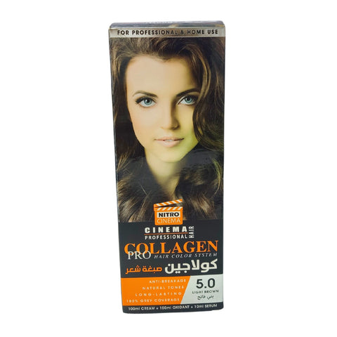 Collagen Pro Hair Color 5.0 - Light Brown