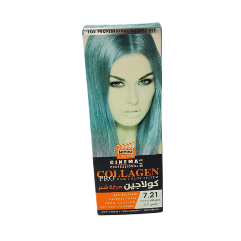 Collagen Pro Hair Color 7.21 - Heavy Leaden