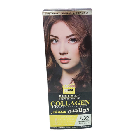 Collagen Pro Hair Color 7.32 - Medium Beige Blond