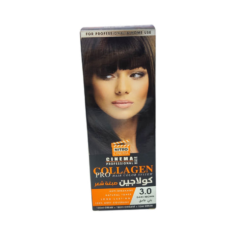 Collagen Pro Hair Color 3.00 - Dark Brown