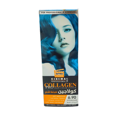 Collagen Pro Hair Color 6.90 - Ocean Floor Blue