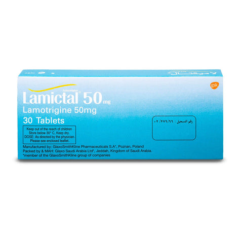 Lamictal 50 Mg - 30 Tablets