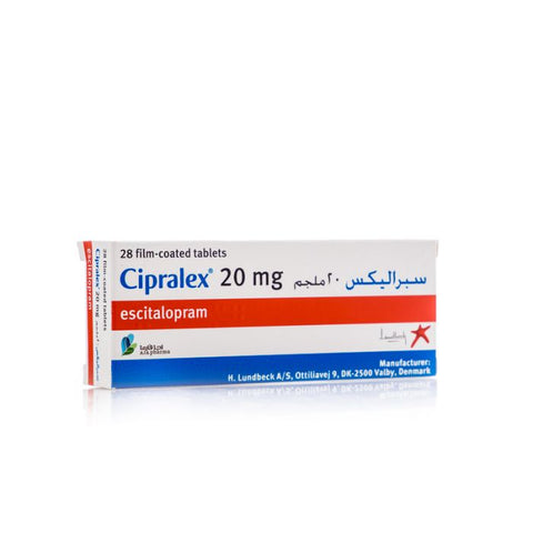 Cipralex 20Mg 28 Tablets