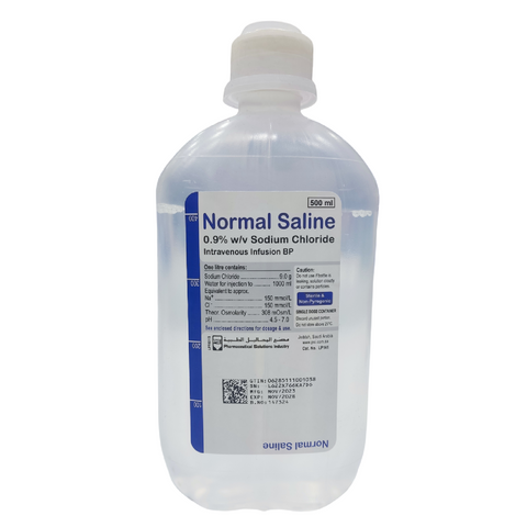 Normal-Saline 0.9% W/V Infusion 500 Ml