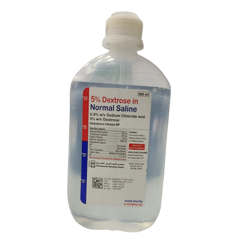 Glucose + Sodium Chloride Infusion - 500ml