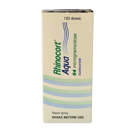 Rhinocort Aqua Nasal Spray 64Mcg-120 Doses-Anti-Inflammatory For Allergic Rhinitis