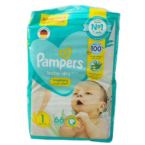 PAMPERS OLD VALUE NO 1, 66PCS
