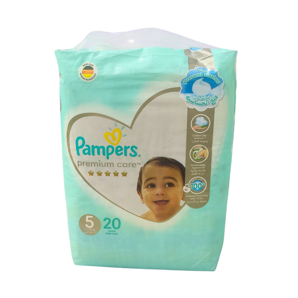 PAMPERS WHITE SIZE 5, 20PCS